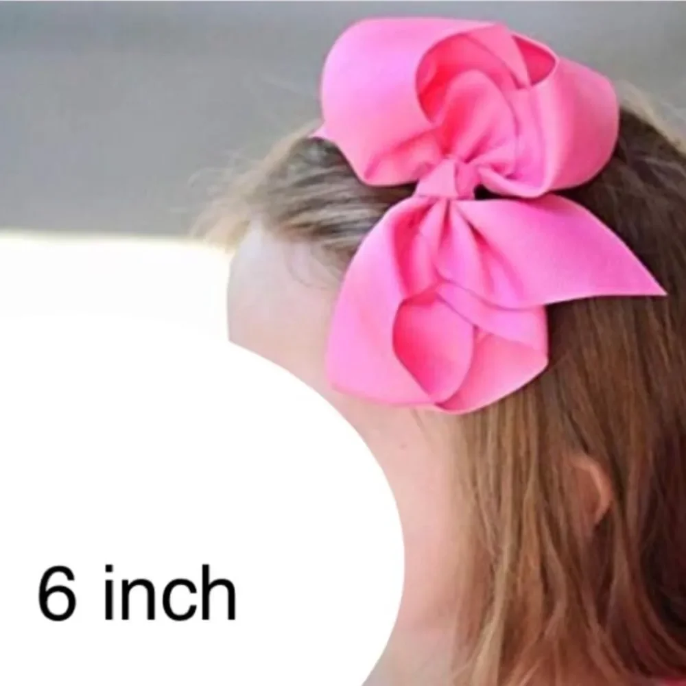 11 Rainbow Color Grosgrain Bows - 10-4.5” Bows & 1-6” Purple Bow